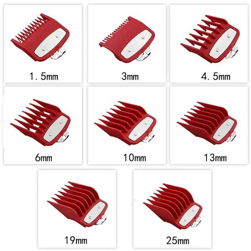 Tondeuse à cheveux rechargeable Kemei PG1990A avec peignes de guidage, professionnelle et sans fil, pour hommes. Appareil de coupe de cheveux pour hommes.