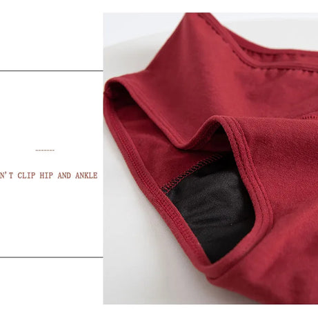 Lot de 3 culottes menstruelles pour femmes, anti-fuites, en coton, absorbantes, physiologiques, pour les règles.