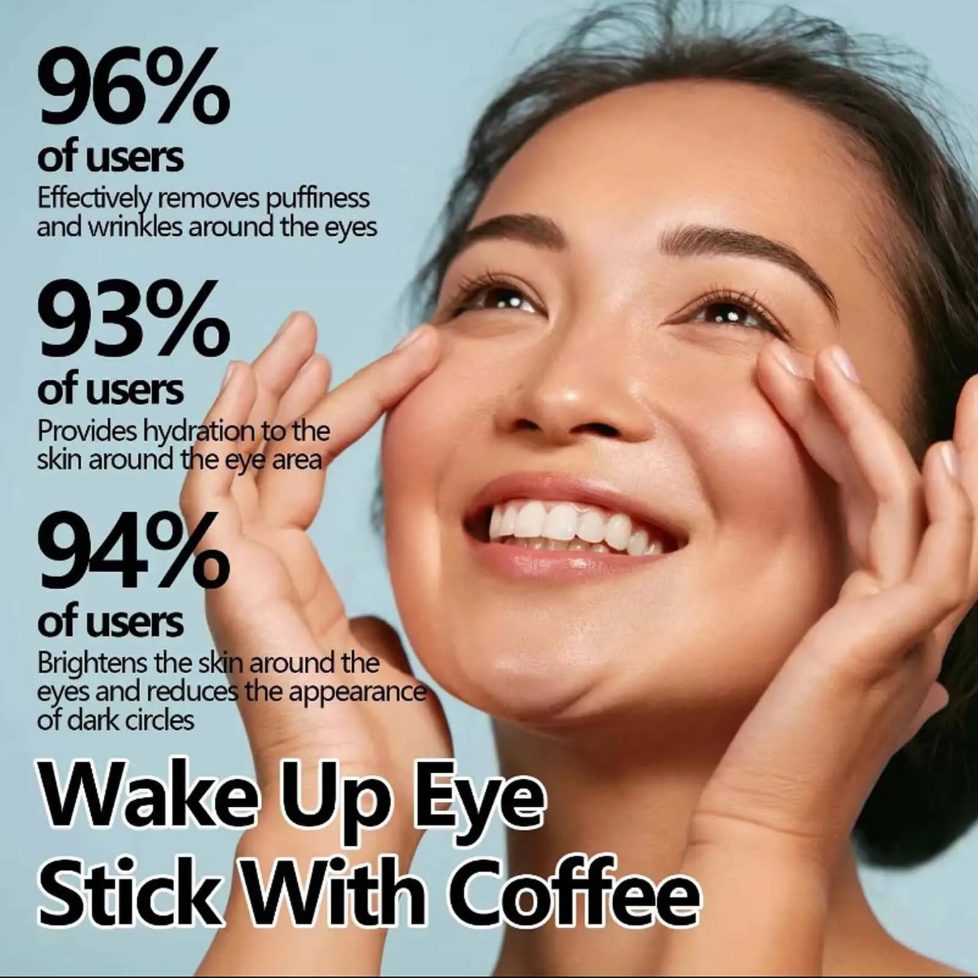 Stick contour des yeux à la bave d'escargot, collagène, atténue les ridules, les rides, éclaircit les cernes, raffermit les poches et réduit les gonflements. Crème contour des yeux hydratante.