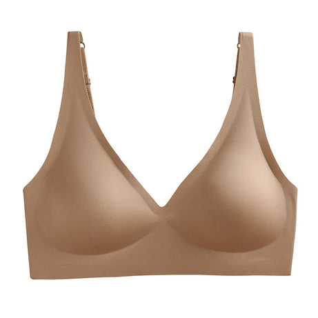 Soutien-gorge sexy sans coutures et sans armatures, soutien-gorge ajustable, sous-vêtements féminins, brassière rembourrée push-up, lingerie intime