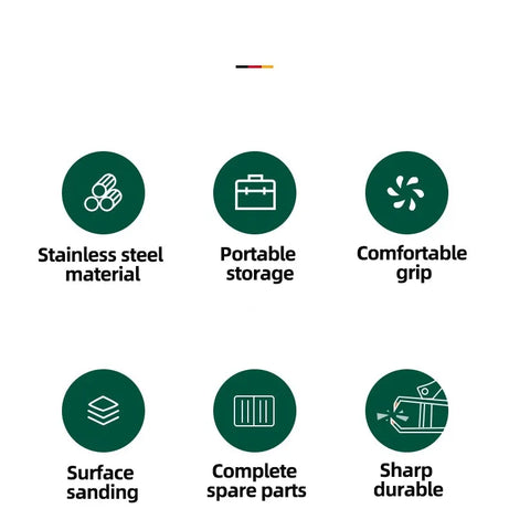 Kit de manucure et pédicure professionnel 6/9 pièces en acier inoxydable avec coupe-ongles et étui de voyage.