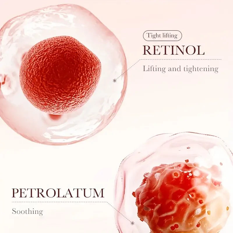 Crema de contorno de ojos con retinol en barra para eliminar ojeras, hidratar, reafirmar e iluminar la piel del contorno de ojos.
