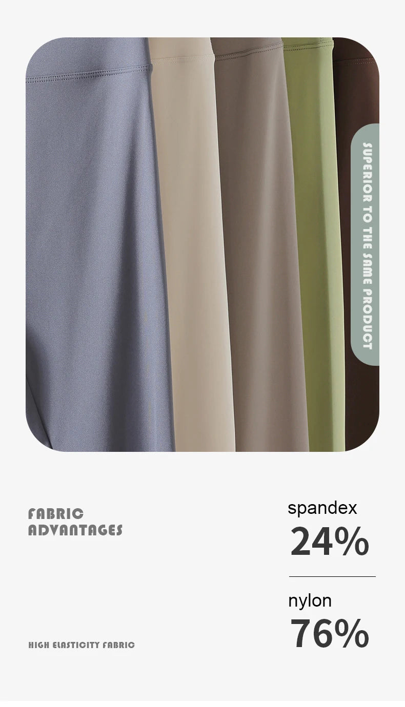 Leggings de sport et de fitness BIVIGAOS Printemps-Été, colorés, sans coutures, effet peau de requin, fins, élastiques et moulants.