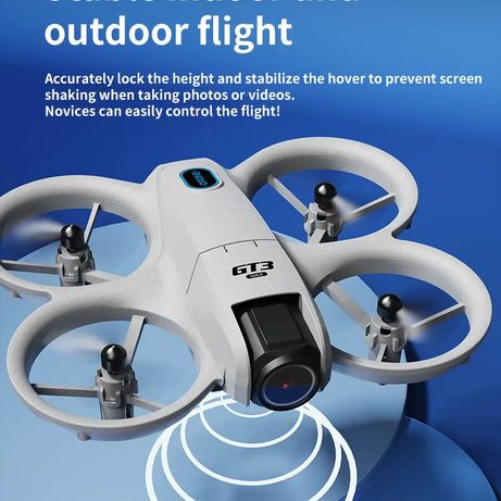 Drone GT3 MAX 2025 - 8K HD 4,3" - Télécommande - Mode sans tête - Hélicoptère - Flip 360° - Quadricoptère - Jouet - Mini drone - Cadeau pour enfant