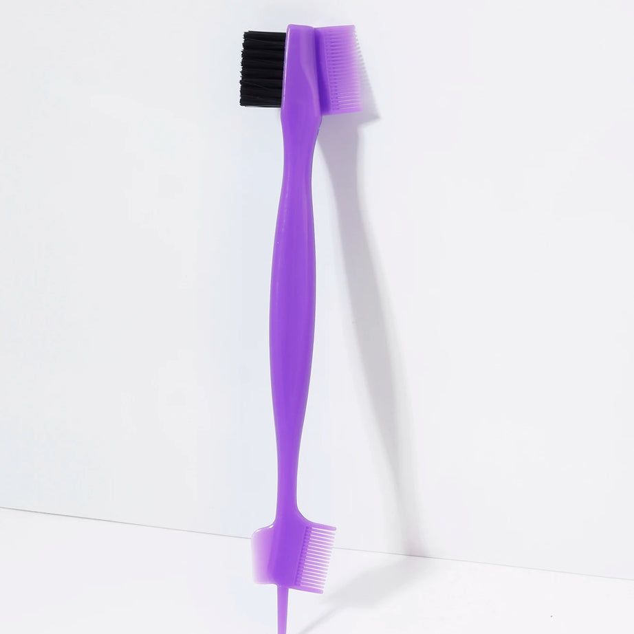 Brosse à peigne de contrôle des bords (1/4 pièce), utilisée pour peigner et couper les cheveux sur les côtés et à l'arrière de la tête des femmes, spécialement conçue pour les perruques en cheveux naturels.