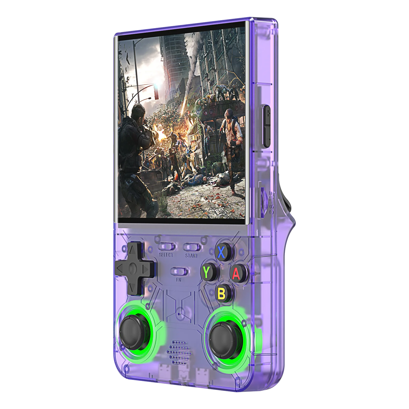 Nouvelle console de jeux portable ultra rétro R36, écran 4 pouces, système Linux open-source, 128 Go, lecteur vidéo portable.