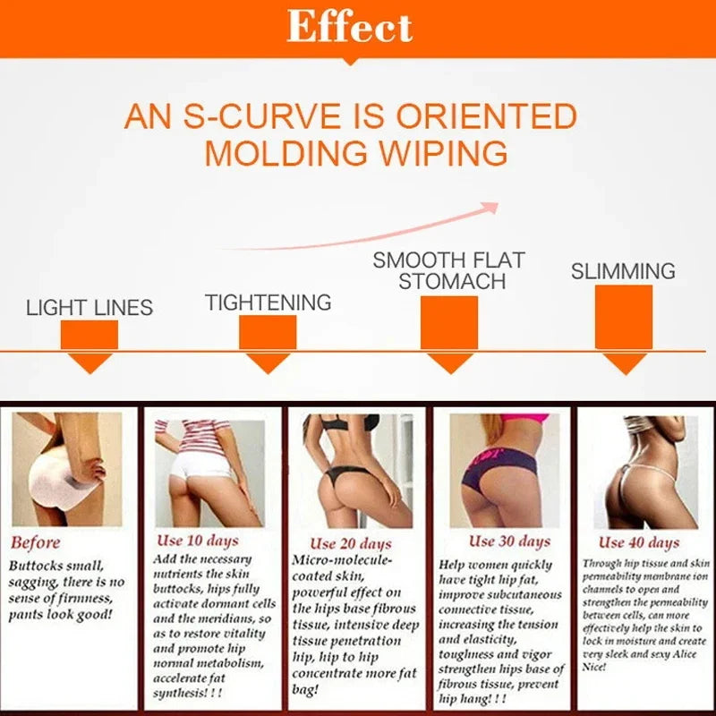 Huile essentielle pour augmenter le volume des fesses, rehausser les fesses, raffermir les hanches, repulper les seins, soins du corps sexy