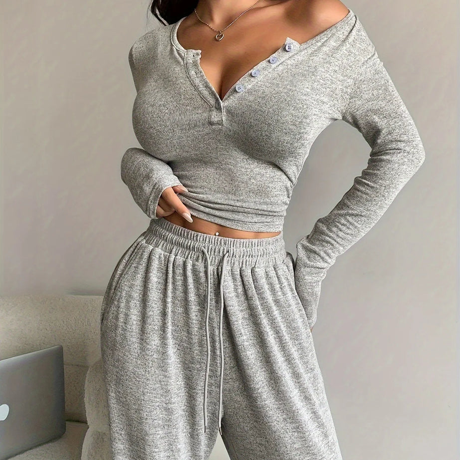 Pyjama femme, nuisette d'hiver, ensemble pyjama femme, vêtements d'intérieur, pyjama à manches longues, vêtements de nuit pour femme