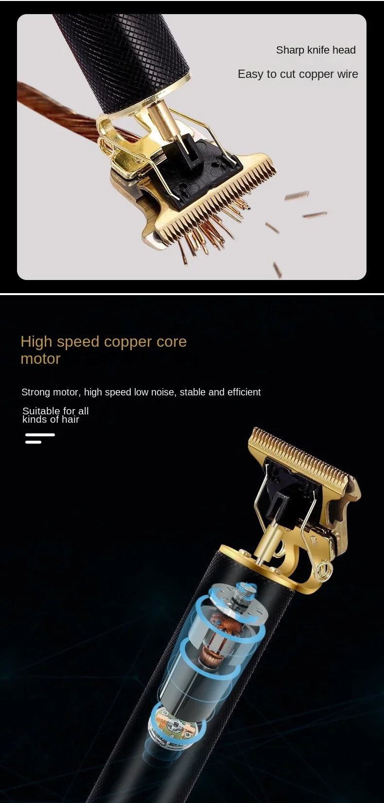 Hair Clipper Repair Beard Shaving Body Hair Trimmer Clippers Electric Machine Men Haircut Machine  Professional Hair Clipper