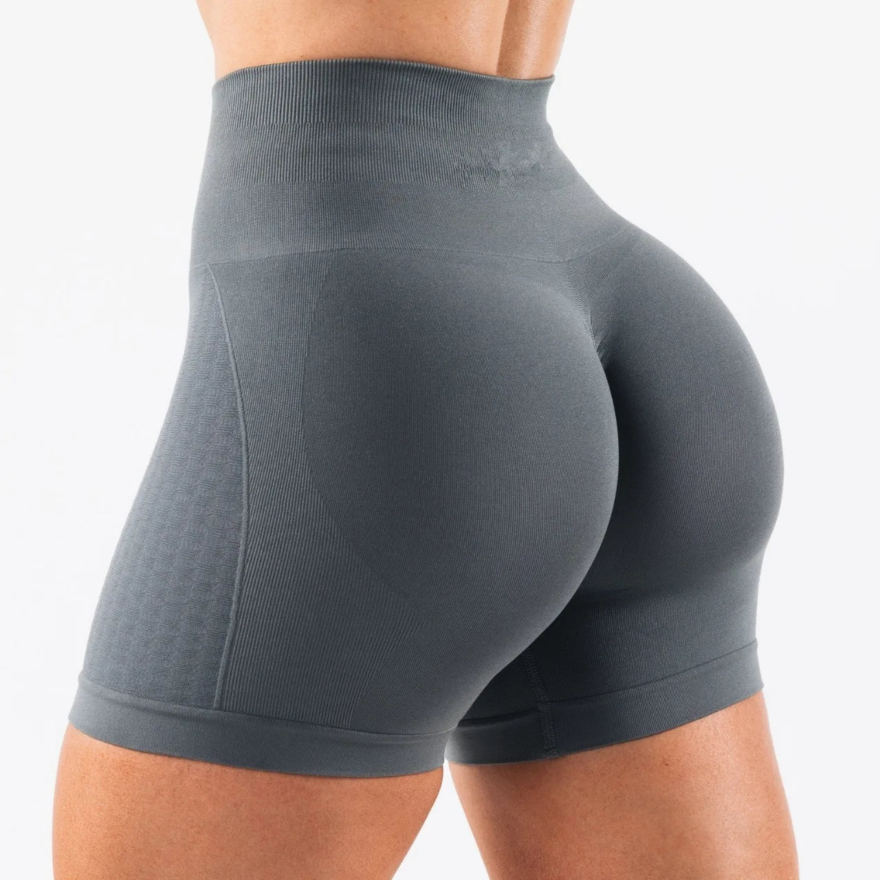 Short de sport NCLAGEN pour femme, taille haute, idéal pour la gym, legging sans coutures, effet push-up, course à pied, fitness, cyclisme.