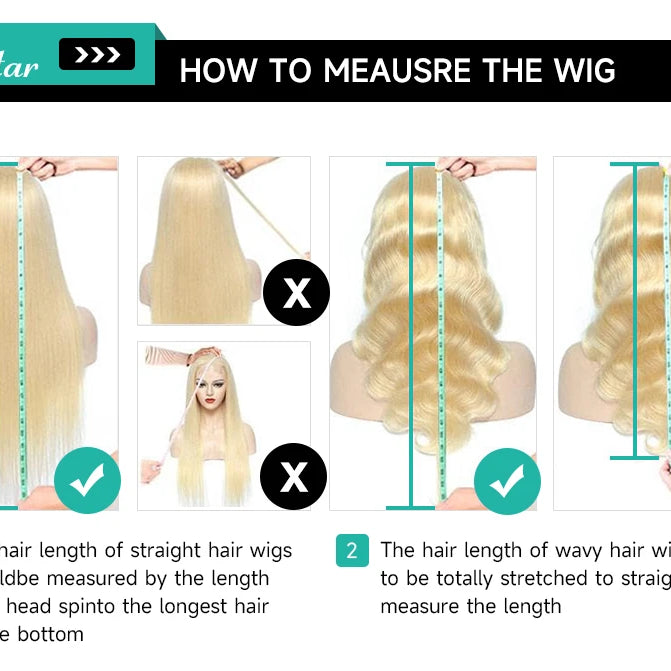 13x4 13x6 360 HD Transparent 613 Honey Blonde Color Lace Front Human Hair Wigs for Women Raw Brazilian Straight Lace Frontal Wig