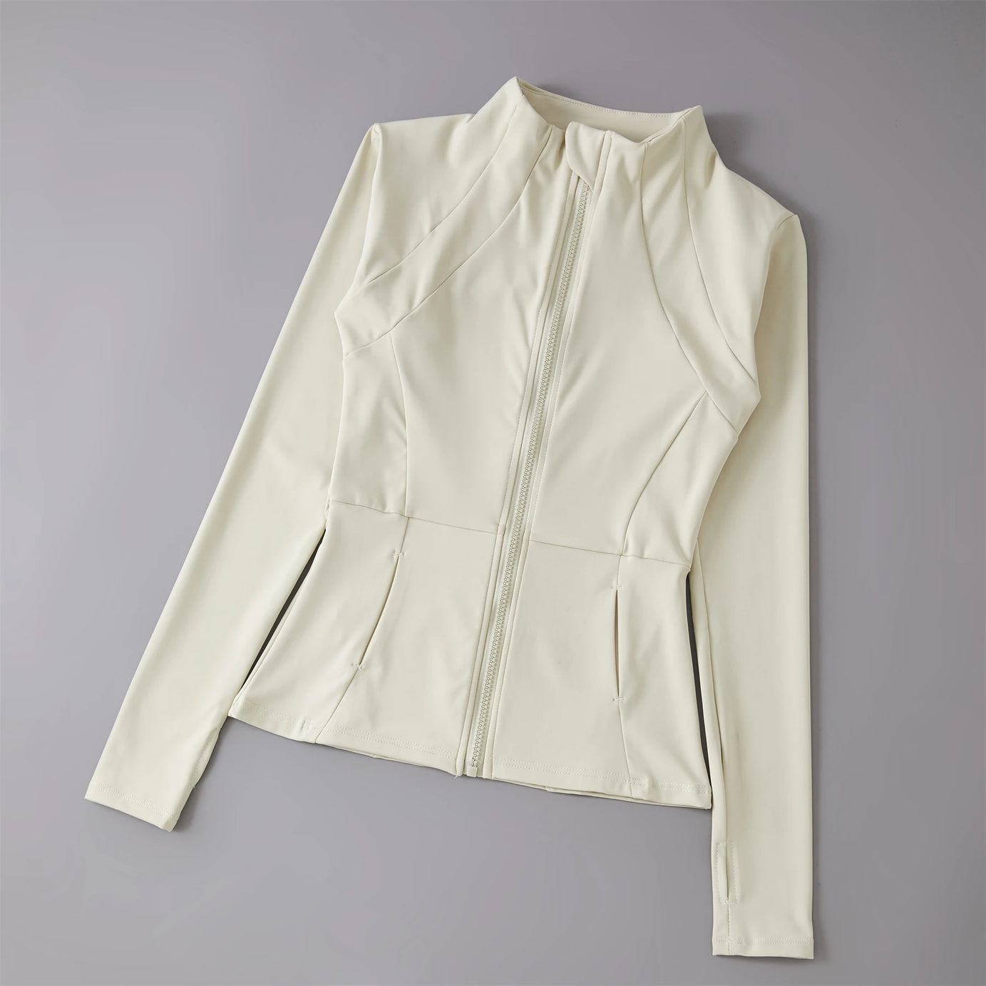 Vêtements de yoga coupe-vent, vêtements de sport pour femme, sweat-shirt à manches longues, veste de sport, haut d'entraînement pour femme, vêtements de sport