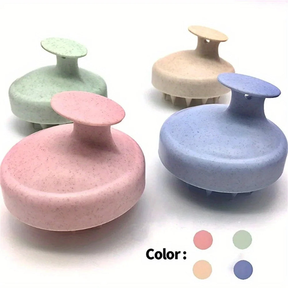 Scalp Massage Brush Silicone Shampoo Hair Washing Comb