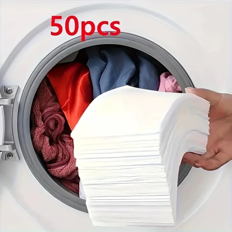 Chiffon résistant aux teintures 50 couleurs pour le linge, sans composition chimique, protection anti-pénétration et anti-décoloration pour le linge mixte, lavage universel