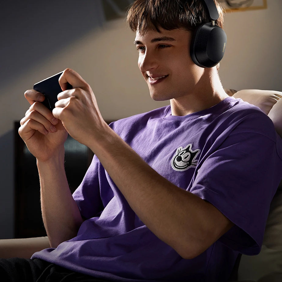 Écouteurs sans fil Bluetooth UGREEN Max5c avec réduction de bruit active ANC 43 dB, audio spatial haute résolution LDAC 75 Hz.