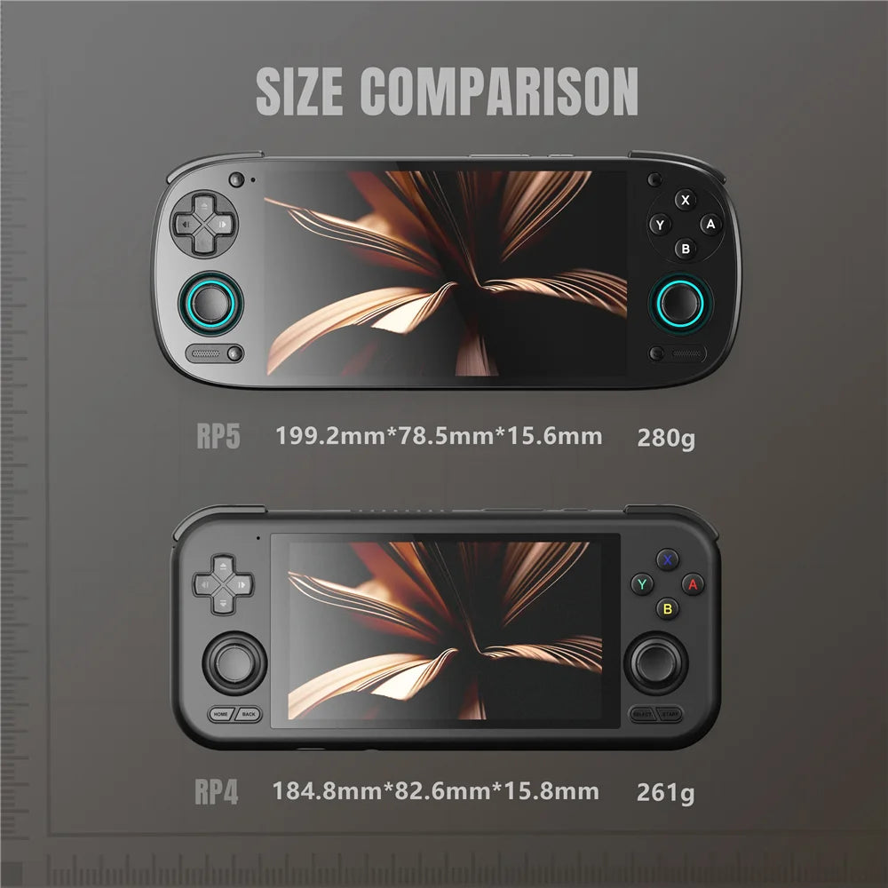 Console de jeux portable Retroid Pocket 5 SD865, écran OLED HD 5,5 pouces, Bluetooth 5.1, Android 13, batterie 5000 mAh, lecteur de jeux vidéo rétro