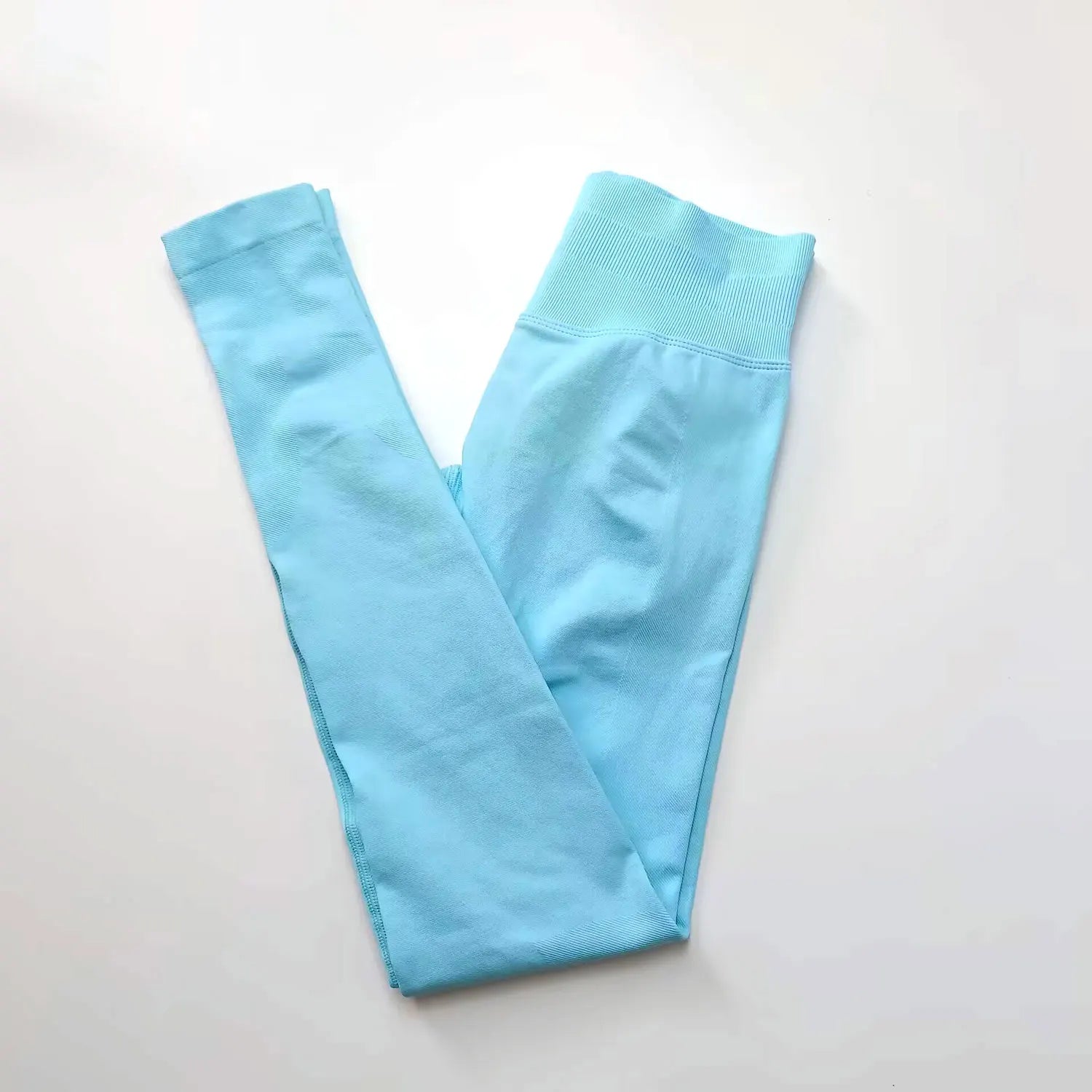 Leggings NCLAGEN Impact pour femmes, sans coutures, pantalon de sport et de yoga, bande côtelée basse, vêtements de gym et de fitness, collants froncés pour les fesses