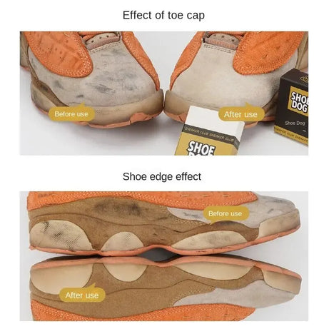Lot de 2 gommes à chaussures portables en daim, mouton et cuir mat pour l'entretien et le nettoyage des chaussures et du cuir. Brosse à chaussures en caoutchouc.