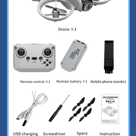 Nouveau mini drone H135 WIFI FPV Hover, caméra 4K professionnelle, lumières colorées, drone RC pliable, quadricoptère, jouet RC, cadeau
