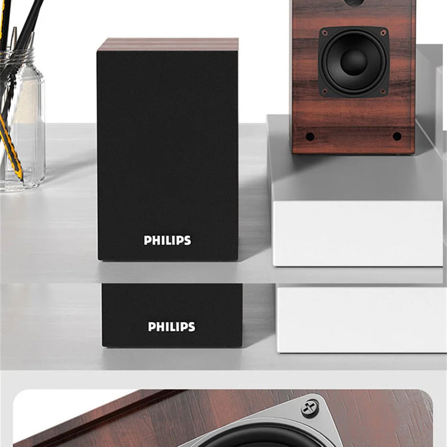 Enceinte Bluetooth Philips SPA20 avec son surround à 360°, stéréo sans fil Bluetooth pour ordinateur portable Macbook