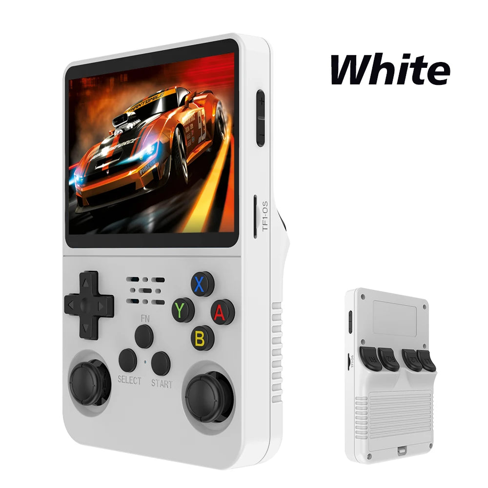 Console de jeux vidéo portable rétro R36S 128 Go, système Linux, écran IPS 3,5 pouces, lecteur vidéo de poche portable R35s Pro, jeux 64 Go