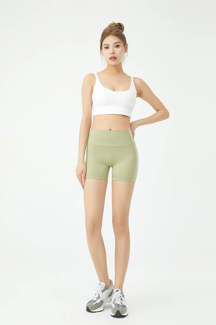 Short de fitness Peach Butt pour femme, pantalon cargo trois-quarts à séchage rapide avec poche, legging de yoga gainant pour l'été