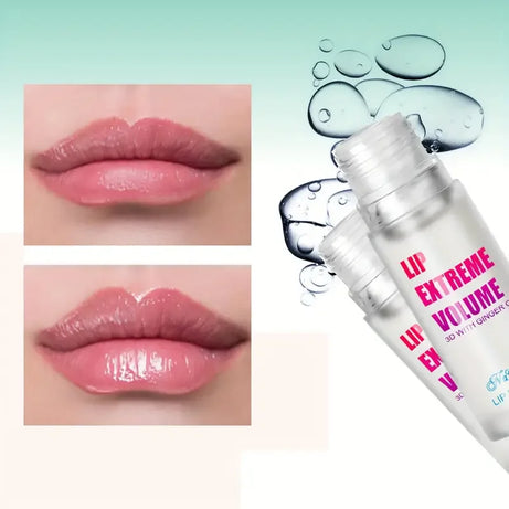Huile repulpante pour les lèvres gingembre et menthe (1/2 pièce) : sérum volumisant pour des lèvres plus lisses et pulpeuses, pour un look jeune et sexy.