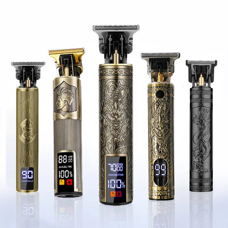 New！T9 Electric Hair Trimmer/Accessories | USB Professional Shaver | 0mm Bald Fade Cutting Machine Portable for Men Home Haircut