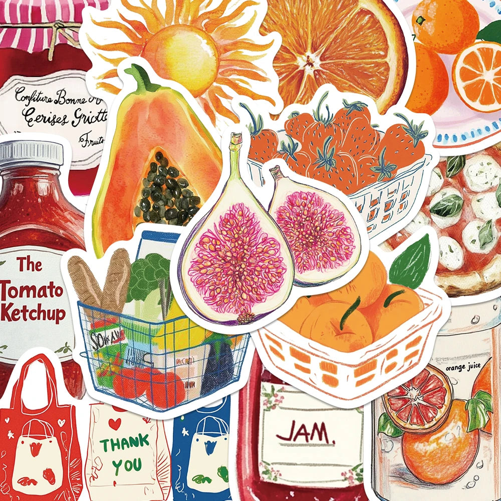 Vintage Art Stickers 50pcs Painting Graffiti Decal Pack