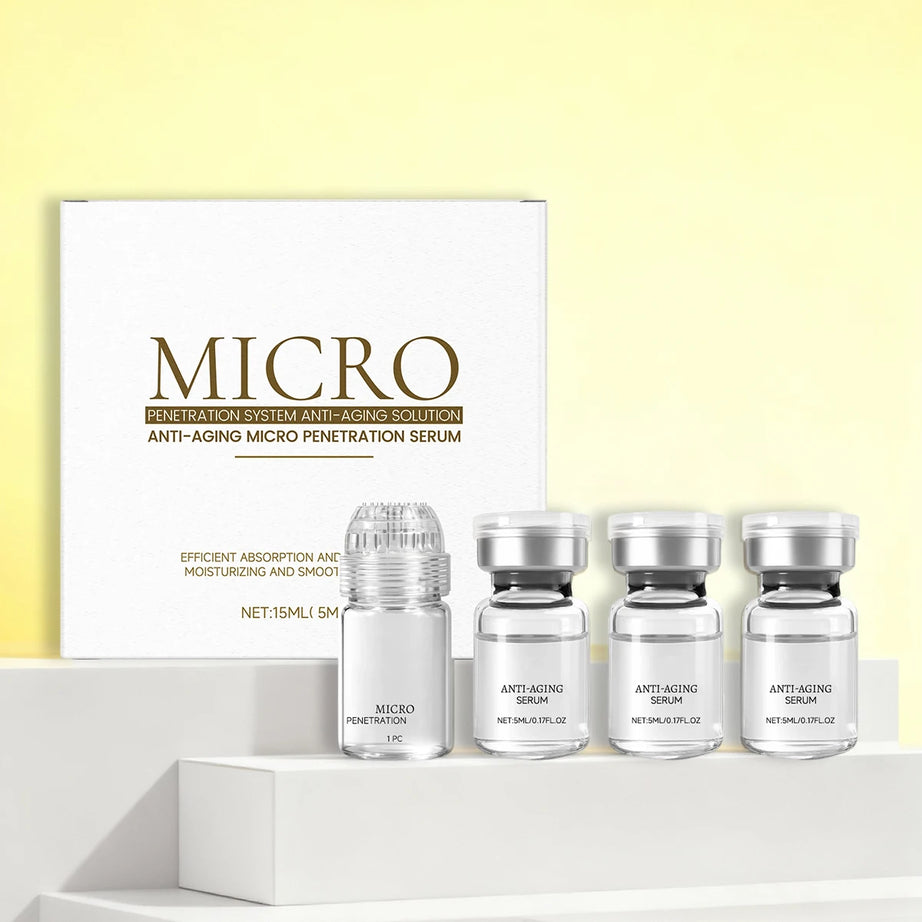 Coffret Essence Anti-Rides au Collagène Hydratante Raffermissante Nettoyante des Pores Anti-âge