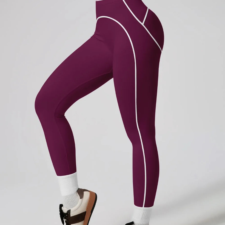 Ensemble de yoga sans coutures pour femme - Soutien-gorge de sport et legging taille haute, tenue de sport idéale pour la salle de sport, le fitness et les exercices d'étirement.