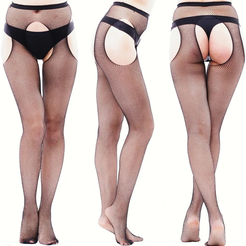 SIMPLEJWEL Lot de 4 jarretières/1 jarretière résille, collants, bas, chaussettes hautes, sexy, été, 4 pièces, 1 pièce