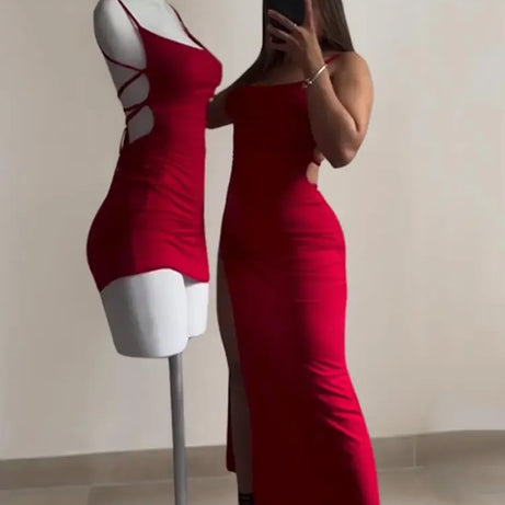 Robe d'été explosive 2025, ultra-sensible, dos nu, style Spice Girl, robe taille basse