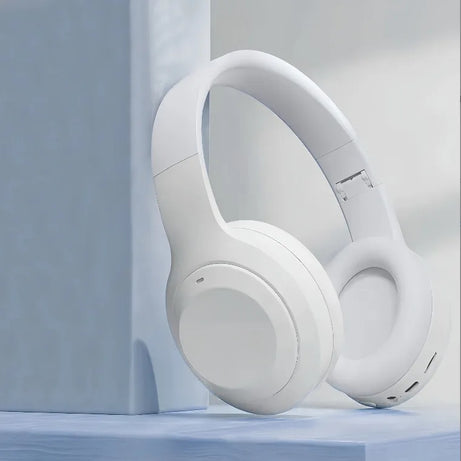 Casque stéréo Hi-Fi circum-aural M5 sans fil Bluetooth 5.3, idéal pour le sport et les jeux vidéo. Compatible avec carte TF/AUX et réduction du bruit.
