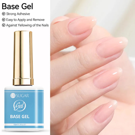 Vernis gel semi-permanent UR SUGAR 15 ml, couleur blanc laiteux translucide, effet gelée, UV, semi-permanent, pour nail art, à dissoudre. Dernière tendance.