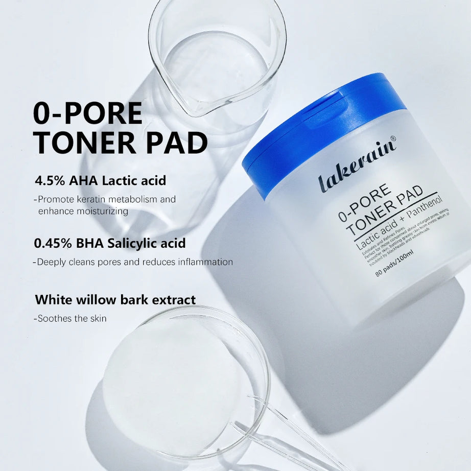 Disques toniques visage Zero Pore Pad 2.0 à double texture pour exfolier et lisser les pores. Soin coréen pour tous types de peau. 70 disques.