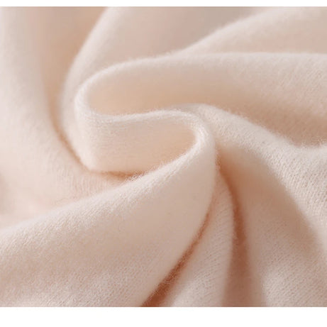 Pull 100 % laine mérinos pour femme, grande taille jusqu'à 5XL, col demi-lune, maille ample, manches longues, finitions cachemire.