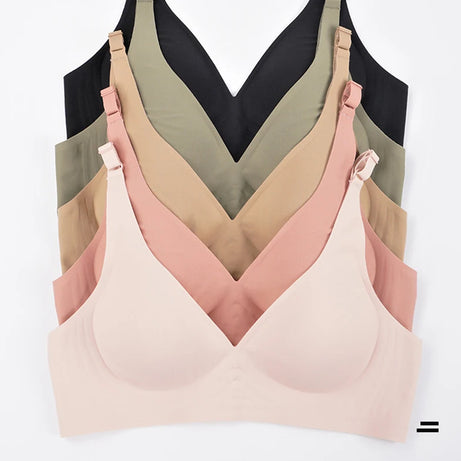 Soutien-gorge sexy sans coutures et sans armatures, soutien-gorge ajustable, sous-vêtements féminins, brassière rembourrée push-up, lingerie intime