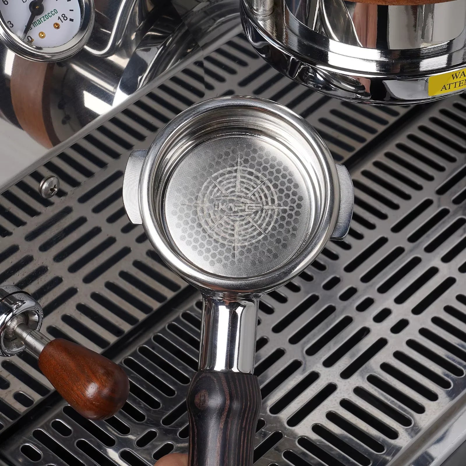 Filtre à expresso IKAPE Beehive en acier inoxydable - Extraction de haute précision pour cafetière à porte-filtre sans fond 51/54/58 mm