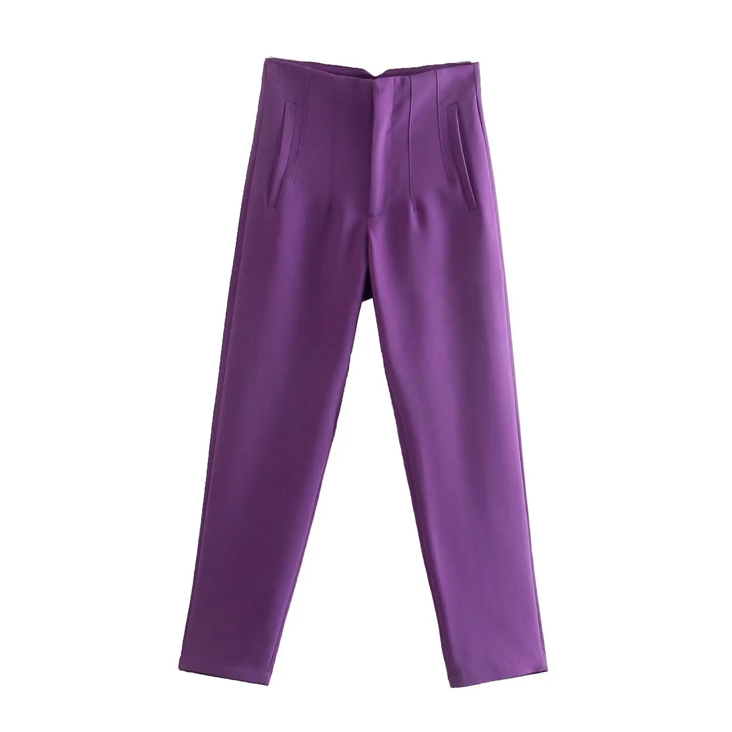 Tenues de bureau Koekop Pantalons crayon Noir Rose Blanc Pantalons Femme Mode Vêtements de bureau Pantalons taille haute pour femmes Pantalons habillés