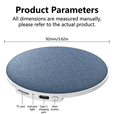 Aide au sommeil par haut-parleur d'oreiller à ultrasons, son dynamique haute qualité, enceinte Bluetooth papillon 2026