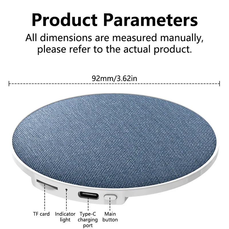 Aide au sommeil par haut-parleur d'oreiller à ultrasons, son dynamique haute qualité, enceinte Bluetooth papillon 2026