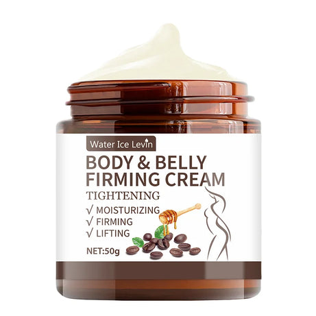 Crème raffermissante ventre plat - 60 g, extraits de plantes, hydratation intense, sans alcool, convient à tous les types de peau, sans épices, améliore l'élasticité de la peau.