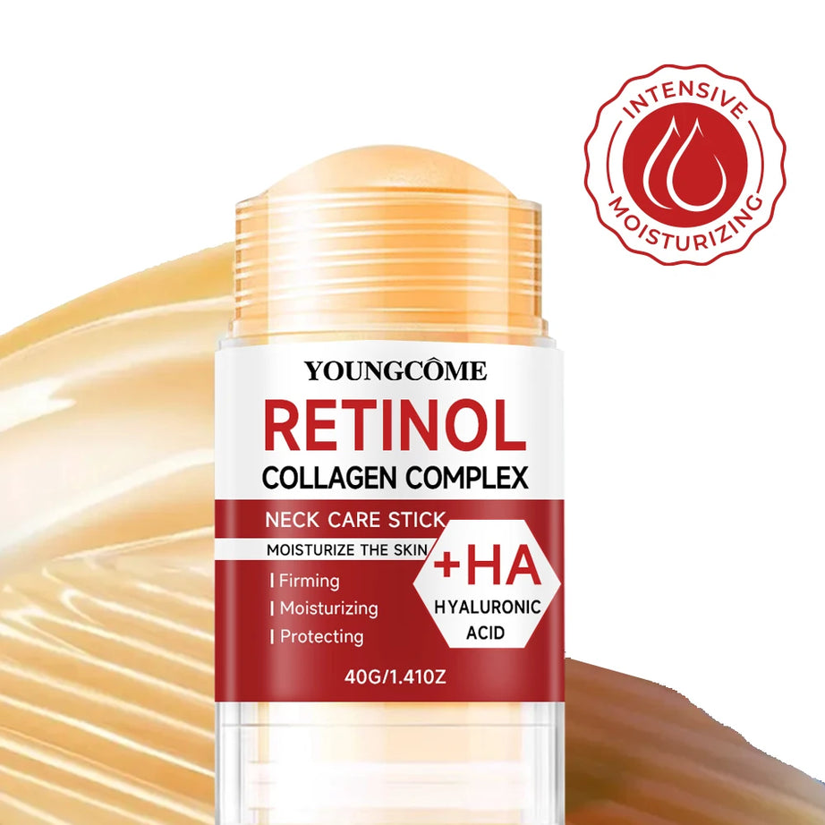 Pain de soin visage et cou au rétinol avec lotion raffermissante et élastifiante. Améliore l'élasticité de la peau. Hydrate et illumine le teint.