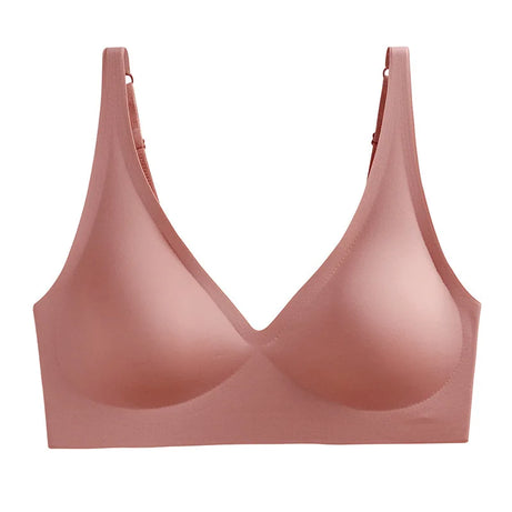 Soutien-gorge sexy sans coutures et sans armatures, soutien-gorge ajustable, sous-vêtements féminins, brassière rembourrée push-up, lingerie intime