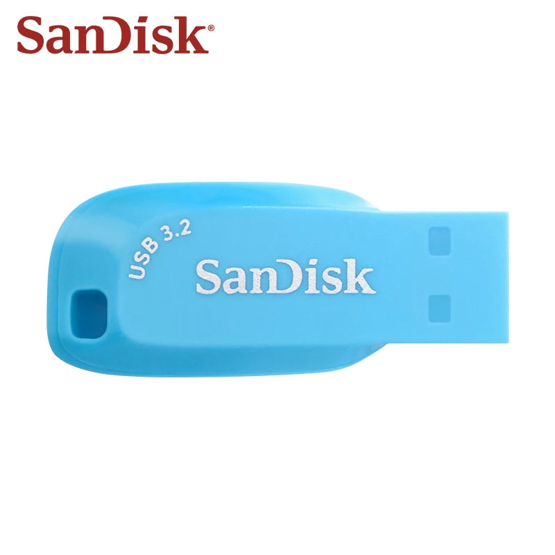 Clé USB 3.2 Sandisk CZ410 100 % originale, 32 Go, 64 Go, 128 Go, mini-clé USB haute vitesse.