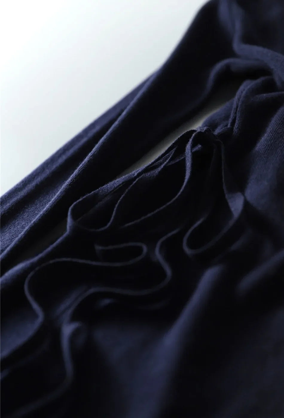 Pull d'automne-hiver pour femme, robe cache-cœur à col V, style coréen, jupe ample et élégante en maille