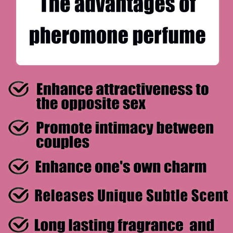 Parfum aux phéromones, amulette de haute qualité, fragrance longue durée, attirant fortement le sexe opposé