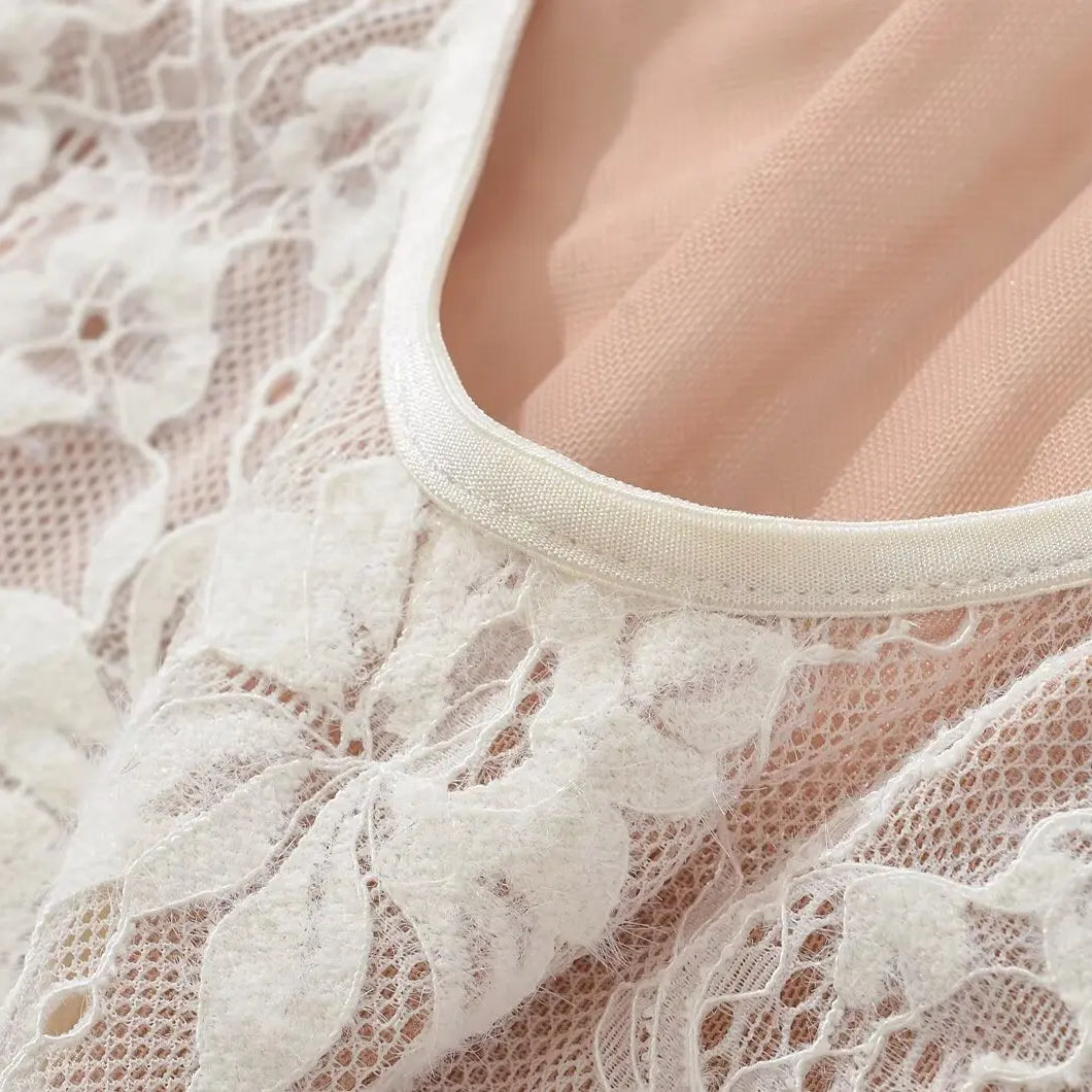 Body sexy transparente de encaje con forro, sin espalda, con tirantes finos, mono corto ajustado para mujer, monos ajustados, enterizos.