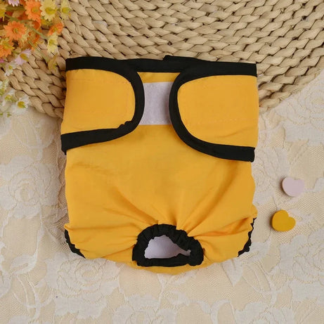 Culottes hygiéniques réutilisables et lavables pour petits chiens, couches pour chiens femelles, culottes physiologiques pour chats mâles, menstruation des animaux de compagnie